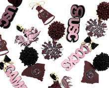 Load image into Gallery viewer, ATL USC Gamecocks Earrings - Set of 6