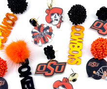 Load image into Gallery viewer, ATL OSU Cowboys Set of 6 Earrings
