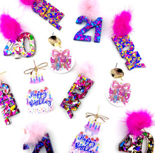 Load image into Gallery viewer, ATL Happy BIRTHDAY Set of 6 Earrings
