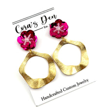 Load image into Gallery viewer, ATL Flower Frame Set of 6 Earrings
