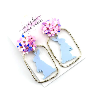 Easter Bunny Earrings - Set of 3