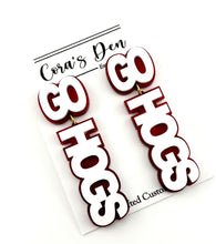 Load image into Gallery viewer, ATL AR Razorbacks Set of 6 Earrings
