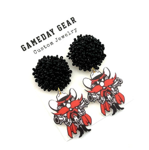 Texas Tech Earrings