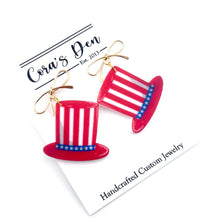 Load image into Gallery viewer, ATL Patriotic Stars Collection Earrings - Set of 6
