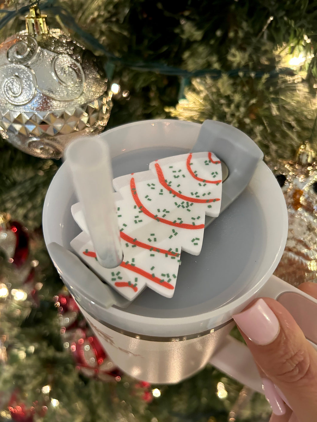 Stanley Cup Topper - Christmas Tree Cake