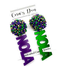Load image into Gallery viewer, ATL Mardi Gras Set of 6 Earrings

