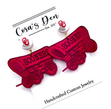 Load image into Gallery viewer, ATL OU Sooners Set of 6 Earrings

