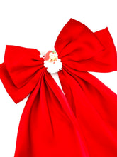 Load image into Gallery viewer, Christmas Santa Bow
