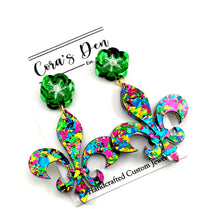 Load image into Gallery viewer, ATL Mardi Gras Set of 6 Earrings
