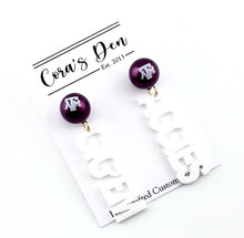 Load image into Gallery viewer, Texas A&amp;M Aggies Earrings Set of 6
