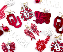 Load image into Gallery viewer, ATL OU Sooners Set of 6 Earrings
