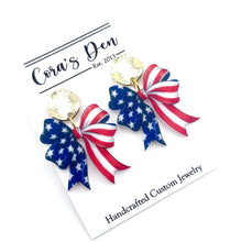 Load image into Gallery viewer, ATL Patriotic Stars Collection Earrings - Set of 6
