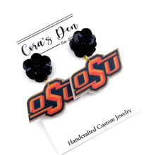 Load image into Gallery viewer, ATL OSU Cowboys Set of 6 Earrings
