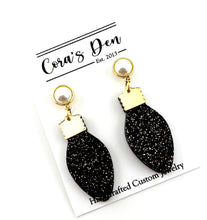 Load image into Gallery viewer, ATL Black Gold Christmas Set of 6 Earrings
