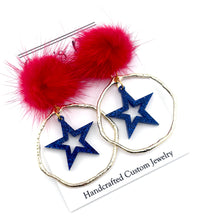 Load image into Gallery viewer, ATL Patriotic Stripes Collection Earrings - Set of 6
