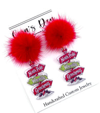 Load image into Gallery viewer, Grinch Earrings - Set of 6
