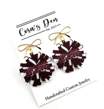 Load image into Gallery viewer, ATL MS State Bulldog Earrings - Set of 6
