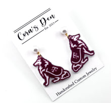 Load image into Gallery viewer, Texas A&amp;M Aggies Earrings Set of 6
