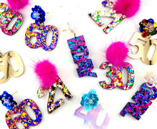 Load image into Gallery viewer, ATL HAPPY Birthday Set of 6 Earrings
