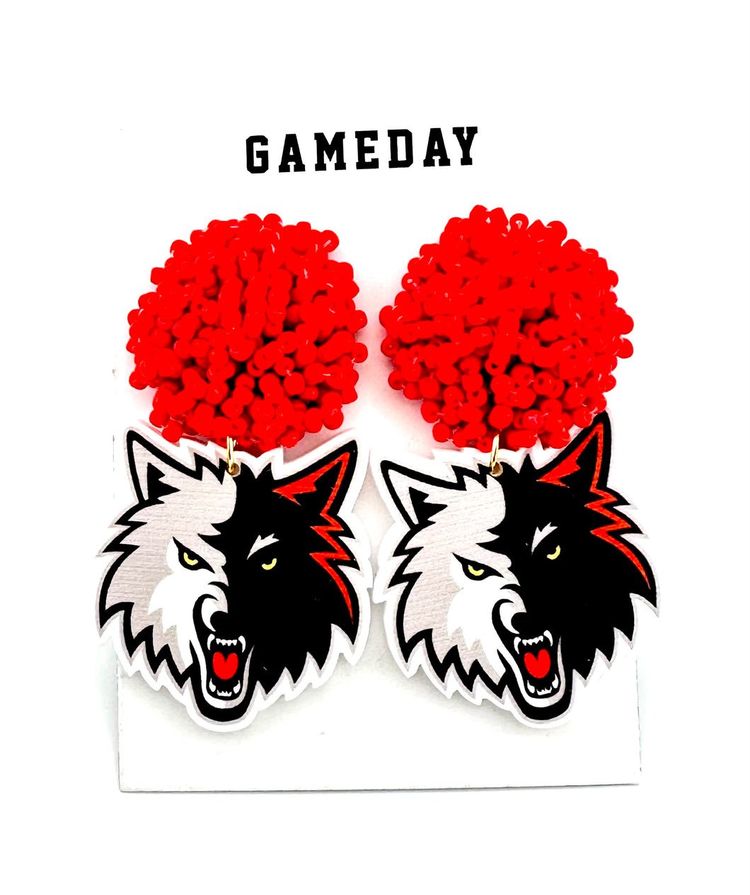 Wolves Earrings