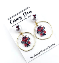 Load image into Gallery viewer, ATL Texas Tech Set of 6 Earrings
