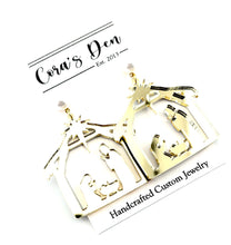 Load image into Gallery viewer, ATL Black Gold Christmas Set of 6 Earrings
