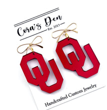 Load image into Gallery viewer, ATL OU Sooners Set of 6 Earrings

