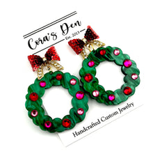 Load image into Gallery viewer, ATL Christmas Red Set of 6 Earrings
