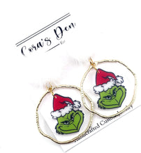 Load image into Gallery viewer, Grinch Earrings - Set of 6

