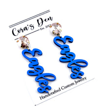 Load image into Gallery viewer, ATL Eagles Navy Set of 6 Earrings
