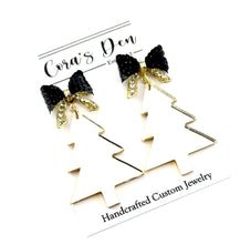 Load image into Gallery viewer, ATL Black Gold Christmas Set of 6 Earrings
