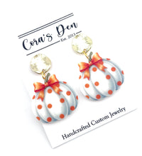 Load image into Gallery viewer, Fall Pumpkin Earrings - Set of 6

