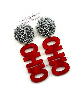 Ohio State Earrings