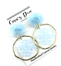 Load image into Gallery viewer, ATL Blue Christmas Set of 6 Earrings
