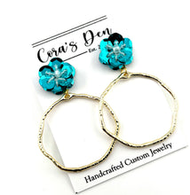 Load image into Gallery viewer, ATL Flower Frame Set of 6 Earrings
