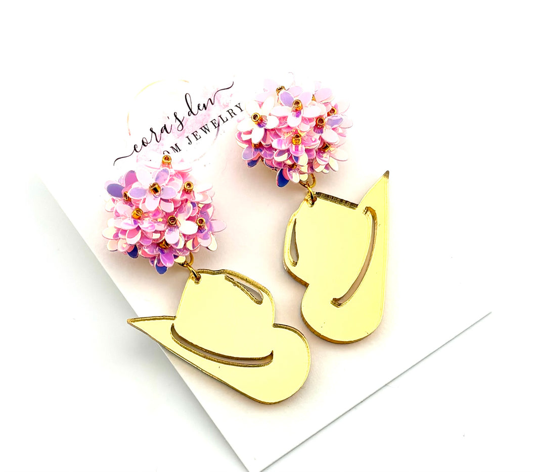 Cowboy Hat Earrings