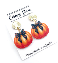 Load image into Gallery viewer, Fall Pumpkin Earrings - Set of 6
