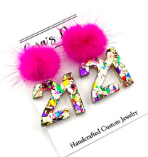 Load image into Gallery viewer, ATL HAPPY Birthday Set of 6 Earrings
