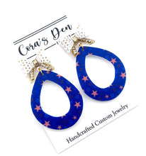 Load image into Gallery viewer, ATL Patriotic Stars Collection Earrings - Set of 6
