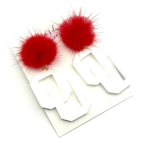 Oklahoma Boomer Sooner Earrings