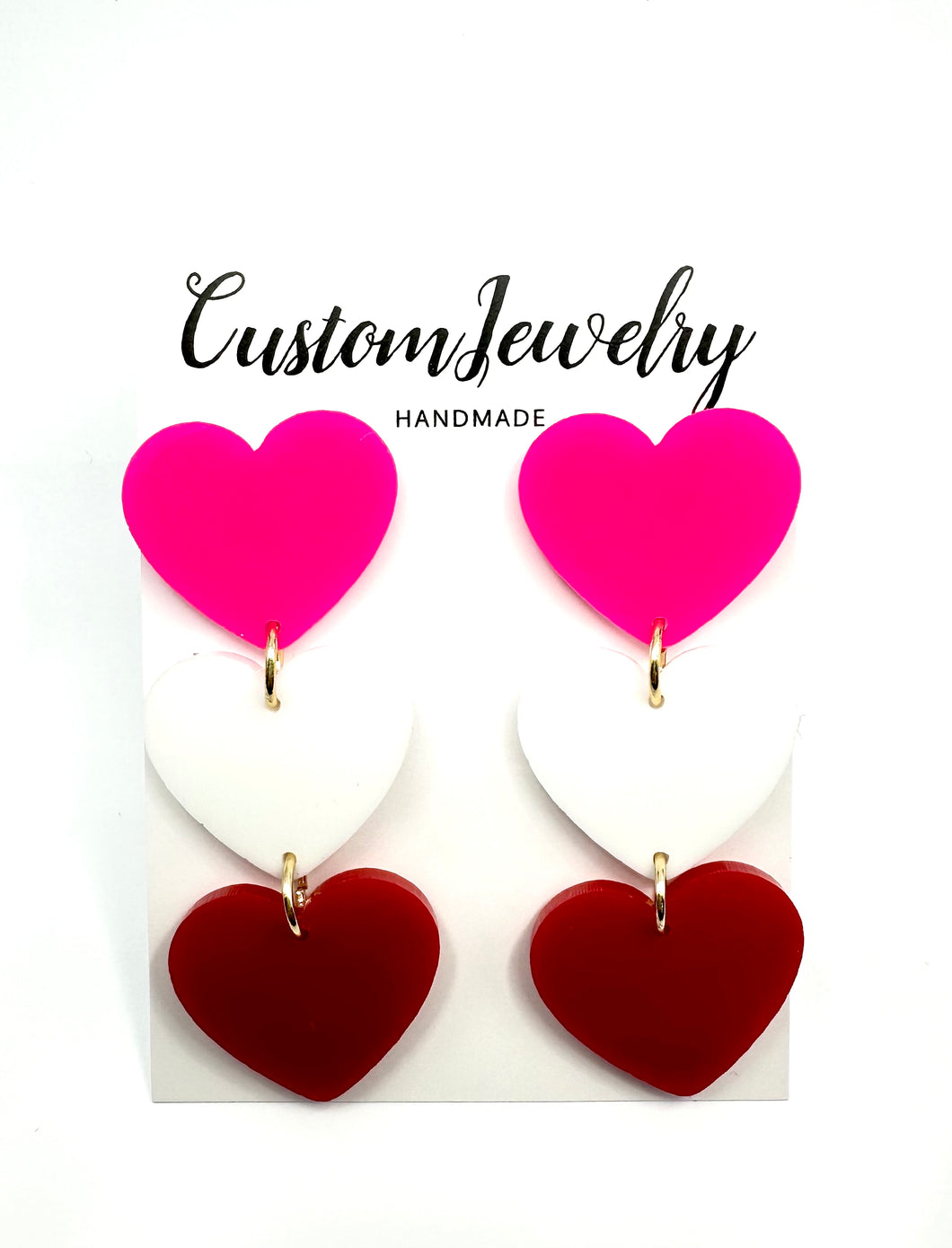 Heart Dangle Earrings