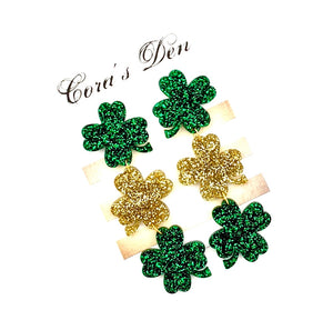 Shamrock Earrings - Set of 3