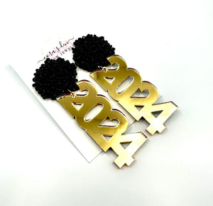 2024 New Year Earrings