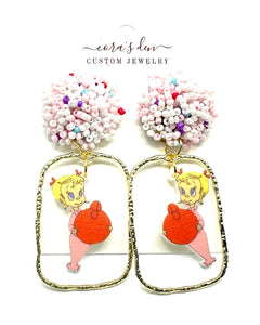 Grinch - Cindy Lou Who Earrings