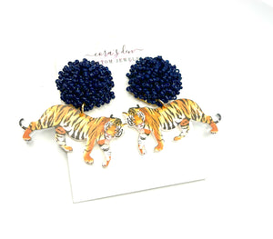 Tiger Earrings