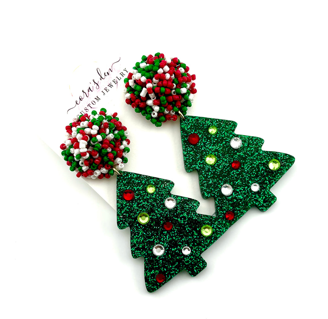 Christmas Tree Earrings