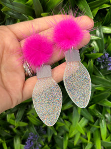 Christmas Light Earrings