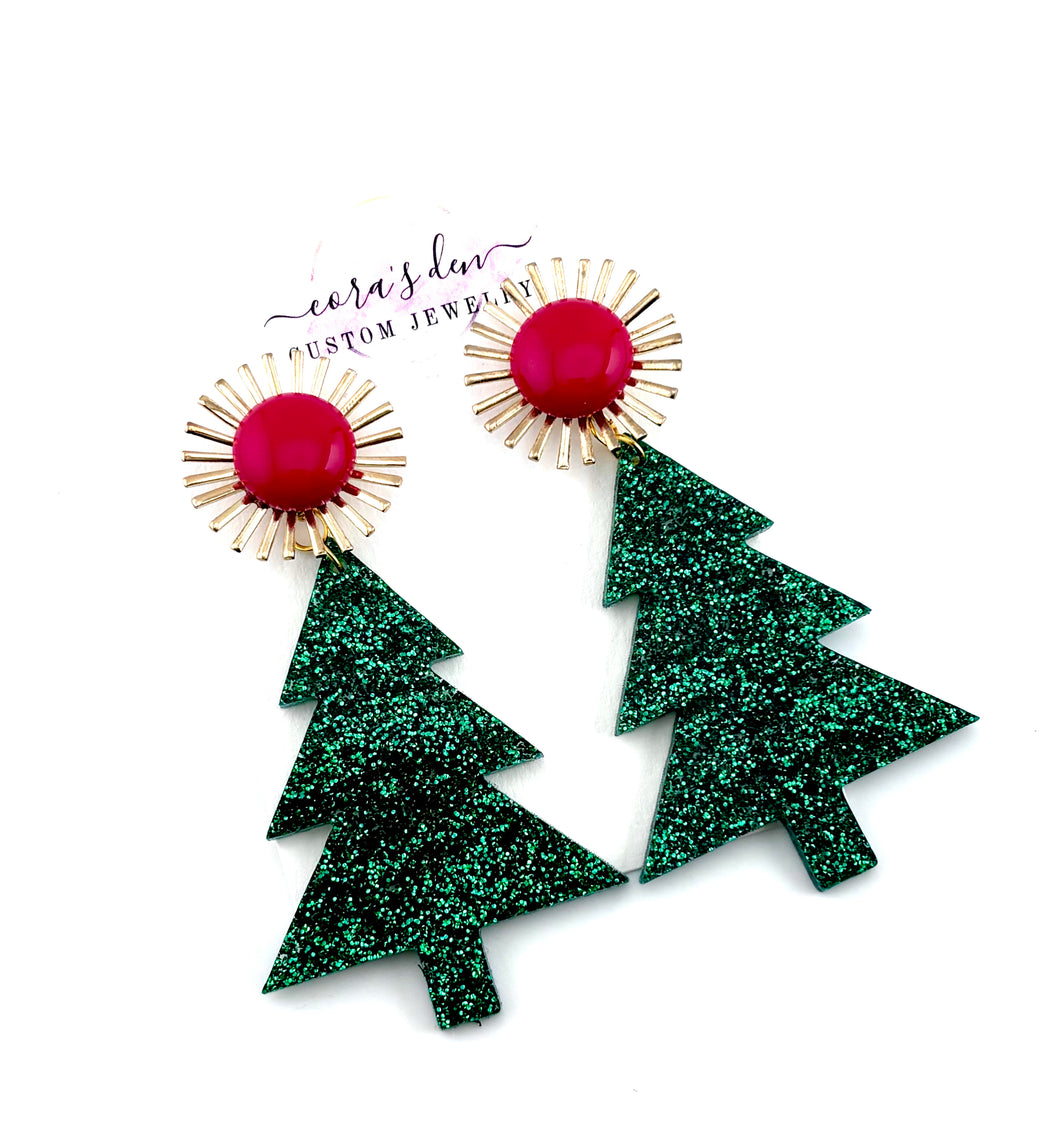 Christmas Tree Earrings