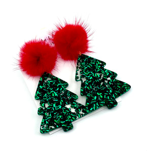 Christmas Tree Earrings