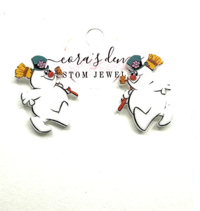 Frosty Stud Earrings